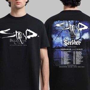 Staind Break The Cycle 25th Anniversary Two Sided Tour Tee